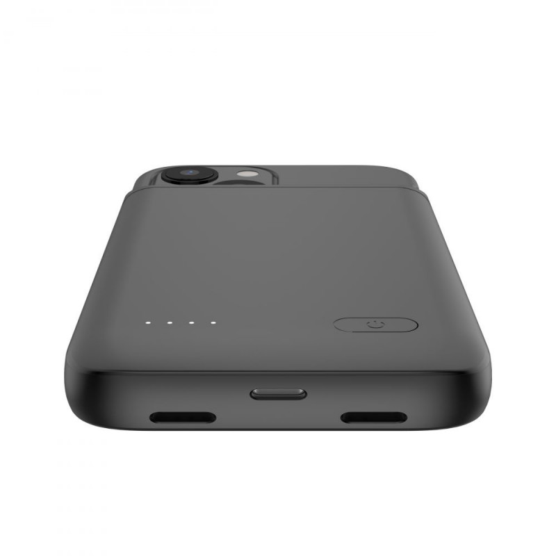 Capa com bateria Tech-Protect PowerCase 4700 mAh para Apple iPhone 12 mini / 13 mini, preta