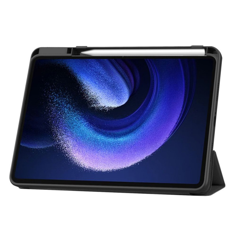 Capa com compartimento para caneta Tech-Protect SC Pen para Xiaomi Pad 6 / 6 Pro, preta