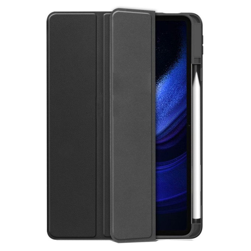 Capa com compartimento para caneta Tech-Protect SC Pen para Xiaomi Pad 6 / 6 Pro, preta