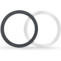 Anel magnético universal MagSafe Tech-Protect MagMat, preto e prateado (2 un.)