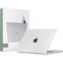 Capa Tech-Protect SmartShell para Apple MacBook Air 13 2022-2024, transparente cristalino