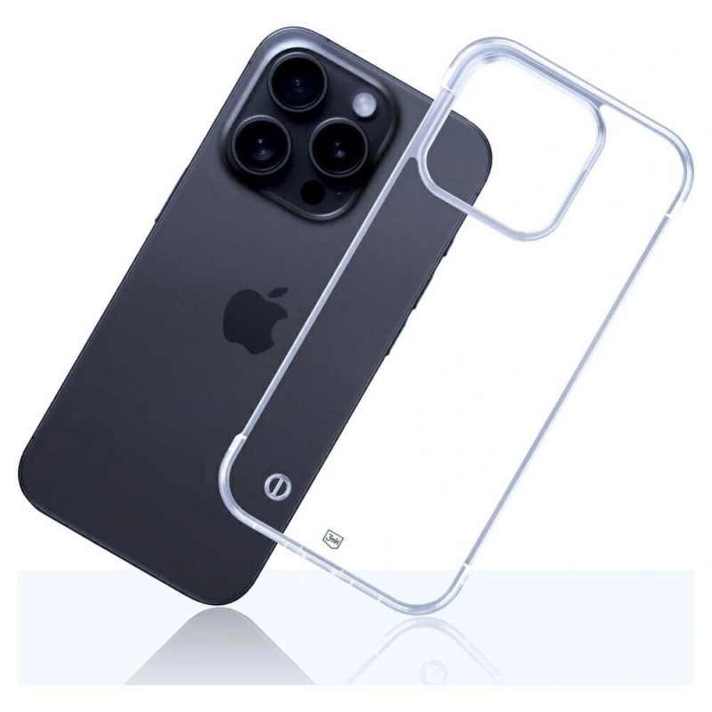Capa para smartphone 3mk Just20g Clear Case Apple iPhone 15 Pro, transparente