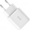 Carregador de parede Tech-Protect C20W de 2 portas, USB-C PD 20W e USB-A QC 3.0, branco