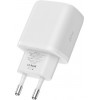 Carregador de parede Tech-Protect C20W de 2 portas, USB-C PD 20W e USB-A QC 3.0, branco