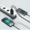 Carregador de parede Tech-Protect C30W de 2 portas, USB-C PD 30W e USB-A QC 3.0, preto