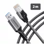 Goobay Adaptador AXAGON ADE-AM20 USB-A para Gigabit Ethernet com cabo CAT6 de 2 m integrado