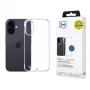 Capa para smartphone 3mk Just20g Clear Case Apple iPhone 16, transparente