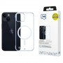 Capa para smartphone 3mk Just20g MagCase Apple iPhone 14, transparente