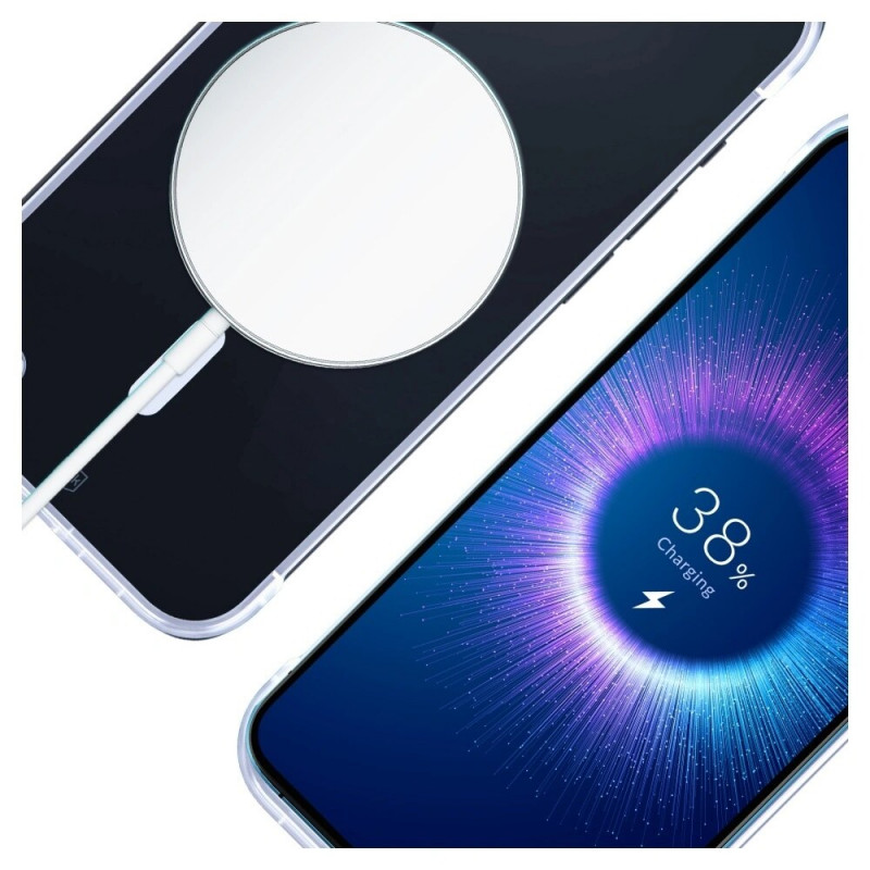 Capa para smartphone 3mk Just20g MagCase Apple iPhone 14, transparente