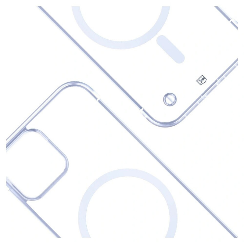 Capa para smartphone 3mk Just20g MagCase Apple iPhone 14, transparente