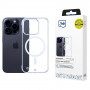 Capa para smartphone 3mk Just20g MagCase Apple iPhone 14 Pro, transparente