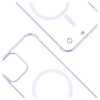 Capa para smartphone 3mk Just20g MagCase Apple iPhone 14 Plus, transparente