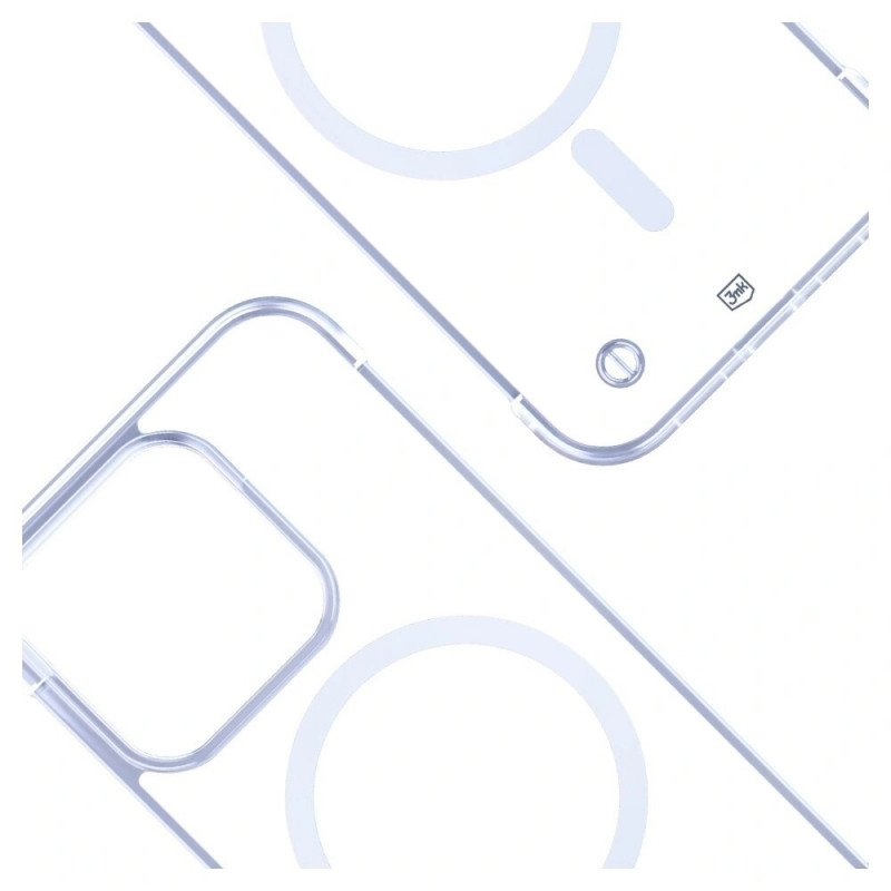 Capa para smartphone 3mk Just20g MagCase Apple iPhone 14 Pro Max, transparente