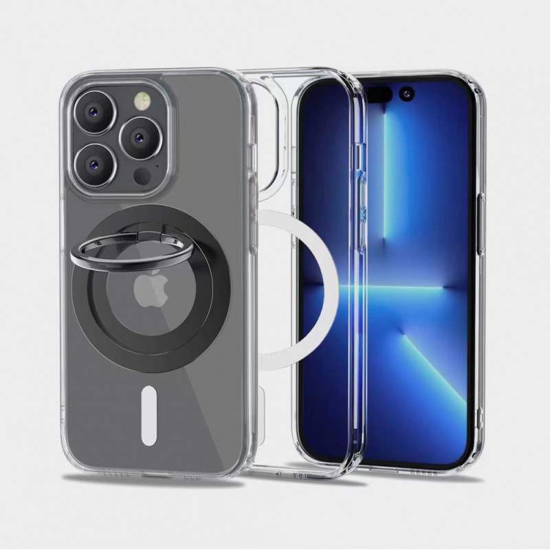 Anel para telemóvel Tech-Protect Magnetic MagSafe, cinzento