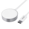 Carregador magnético Tech-Protect UltraBoost para Apple Watch, USB-C, 120 cm, branco