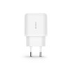 Carregador de parede Tech-Protect C20W de 2 portas PD 20W QC 3.0 com cabo USB-C, branco