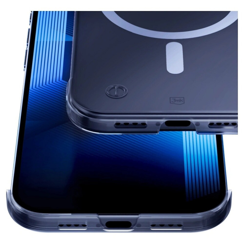 Capa para smartphone 3mk Just20g MagCase Apple iPhone 15 Pro Max, transparente
