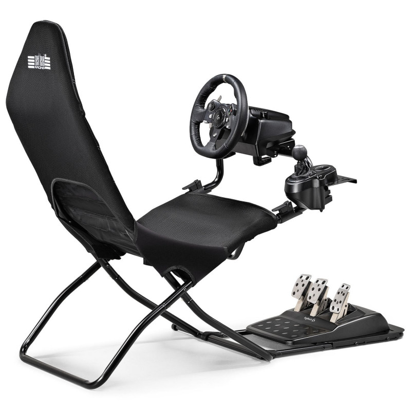 Cockpit de corrida dobrável Next Level Racing GTLite Air, malha SIMAERO, preto