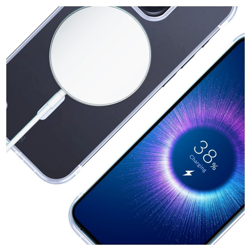 Capa para smartphone 3mk Just20g MagCase Apple iPhone 16 Pro Max, transparente