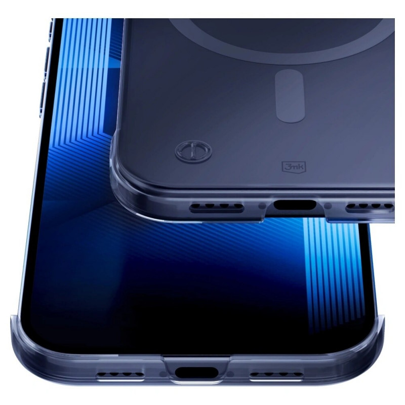Capa para smartphone 3mk Just20g MagCase Apple iPhone 16 Pro Max, transparente