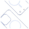 Capa para smartphone 3mk Just20g MagCase Apple iPhone 16 Pro Max, transparente