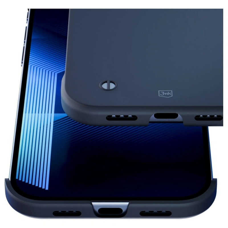 Capa para smartphone 3mk Just20g Matt Case Apple iPhone 15 Plus, preto mate