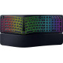 Teclado ergonómico sem fios Razer Pro Type Ergo, layout dividido, Bluetooth, USB-C, 5 teclas de macro, RGB