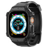 Spigen Rugged Armor Pro Strap Case para Apple Watch Ultra 1 / 2 / 3 49 mm, preto