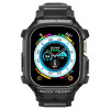 Spigen Rugged Armor Pro Strap Case para Apple Watch Ultra 1 / 2 / 3 49 mm, preto