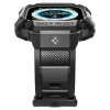 Spigen Rugged Armor Pro Strap Case para Apple Watch Ultra 1 / 2 / 3 49 mm, preto