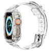 Spigen Rugged Armor Pro Strap Case para Apple Watch Ultra 49 mm, Crystal Clear