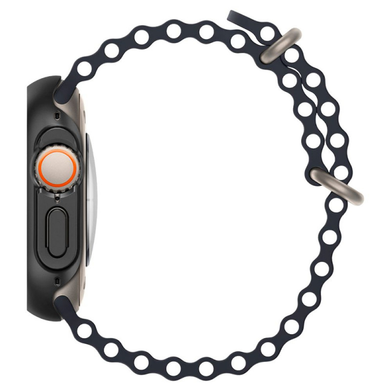 Capa Thin Fit Spigen para Apple Watch Ultra 1 / 2 / 3 49 mm, preta