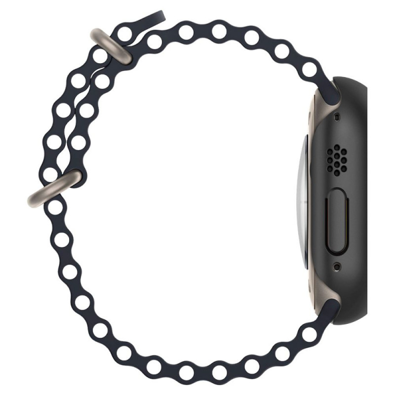 Capa Thin Fit Spigen para Apple Watch Ultra 1 / 2 / 3 49 mm, preta