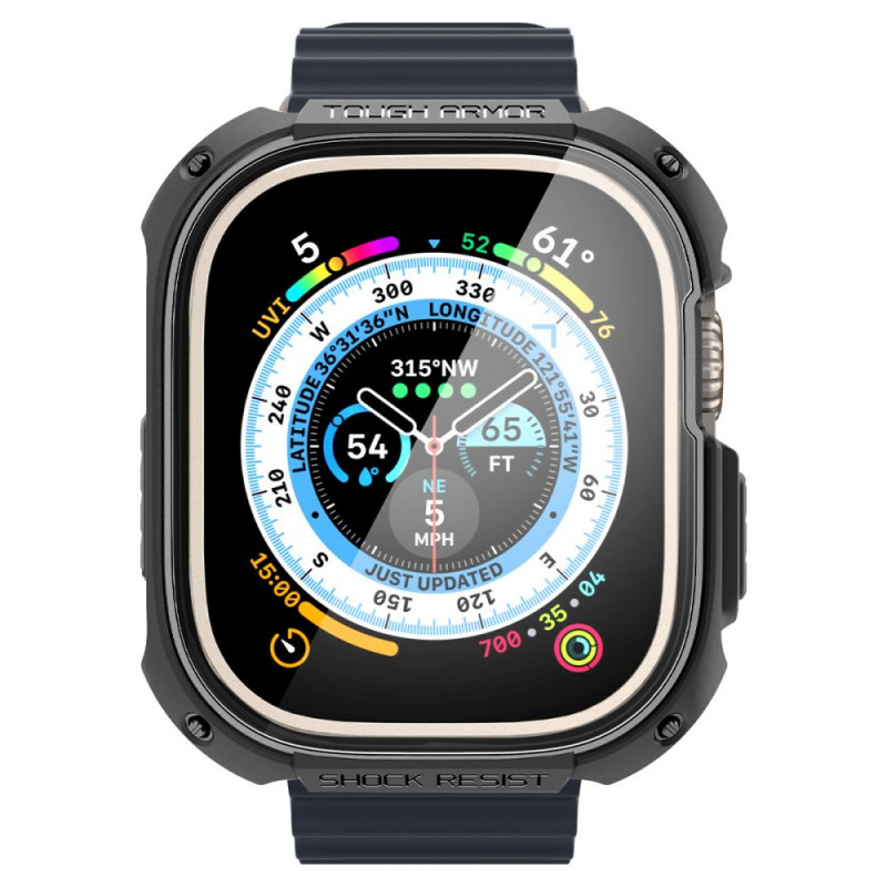 Capa Tough Armor Spigen para Apple Watch Ultra 49 mm, preta
