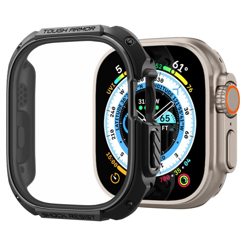 Capa Tough Armor Spigen para Apple Watch Ultra 49 mm, preta