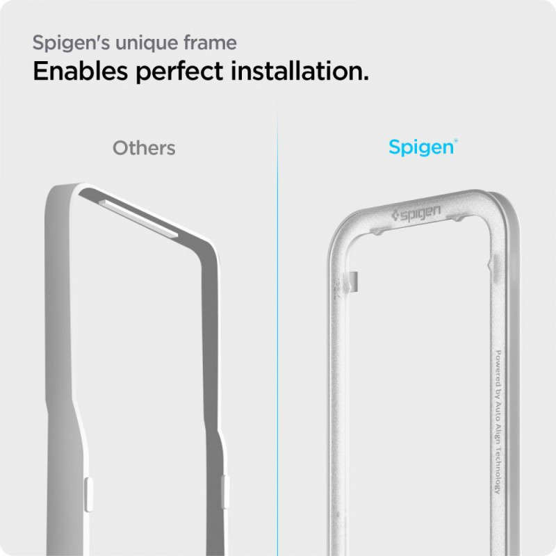 Spigen ALM Glass FC Vidro Temperado para Apple iPhone 13 / 13 Pro / 14, Preto