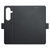 Capa com carteira 3MK para Samsung Galaxy S25, preta