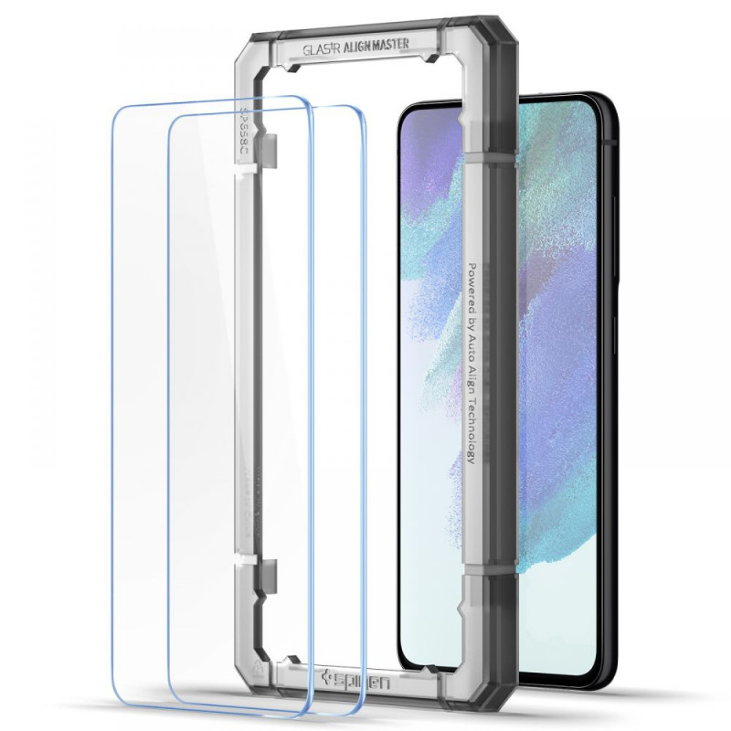 Spigen AlignMaster GLAS.tR Vidro Temperado para Samsung Galaxy S21 FE (2 un.)