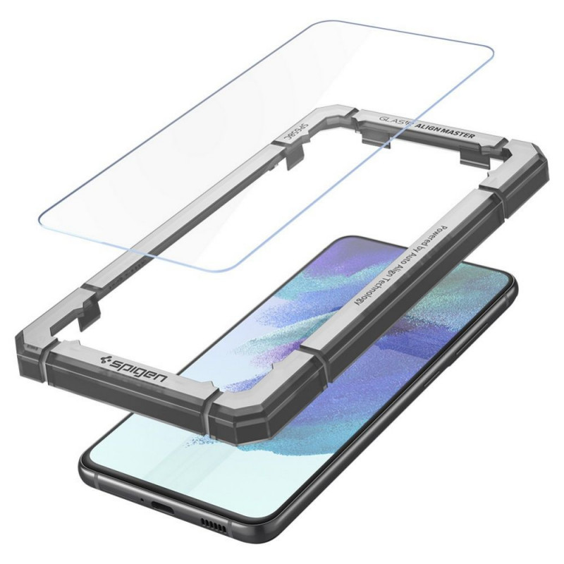 Spigen AlignMaster GLAS.tR Vidro Temperado para Samsung Galaxy S21 FE (2 un.)