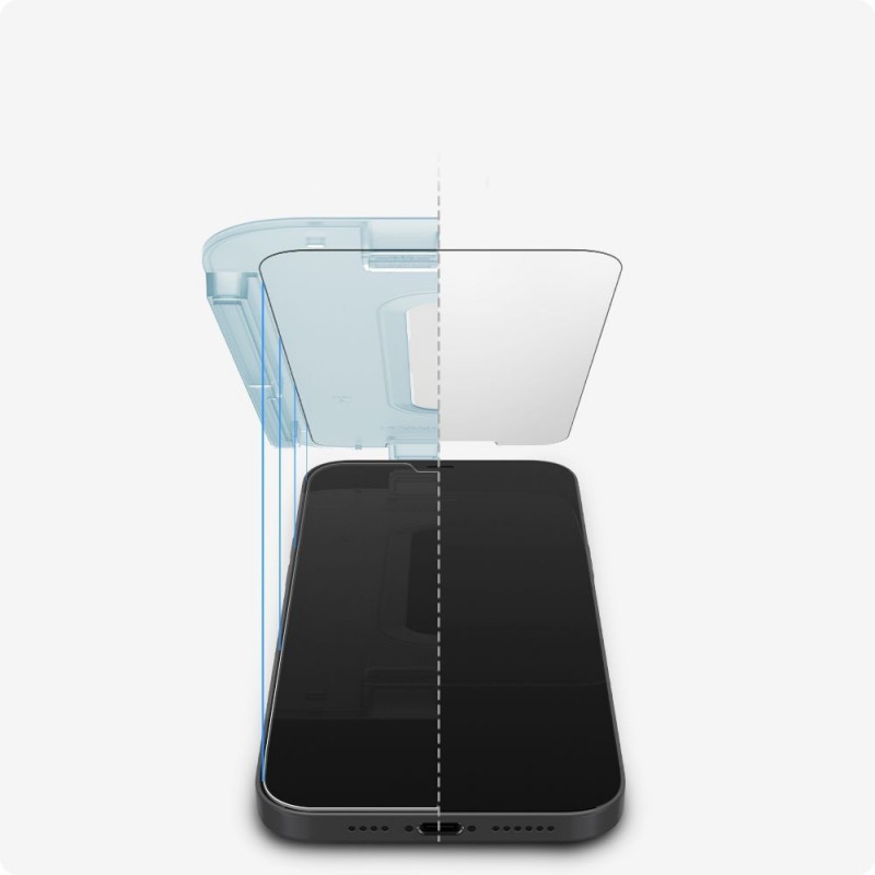 Spigen GLAS.tR EZ Fit Vidro Temperado para Apple iPhone 12 / 12 Pro (2 un.)