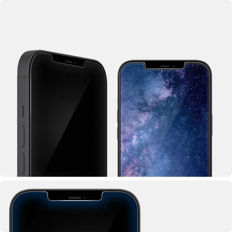 Spigen GLAS.tR EZ Fit Vidro Temperado para Apple iPhone 12 / 12 Pro (2 un.)
