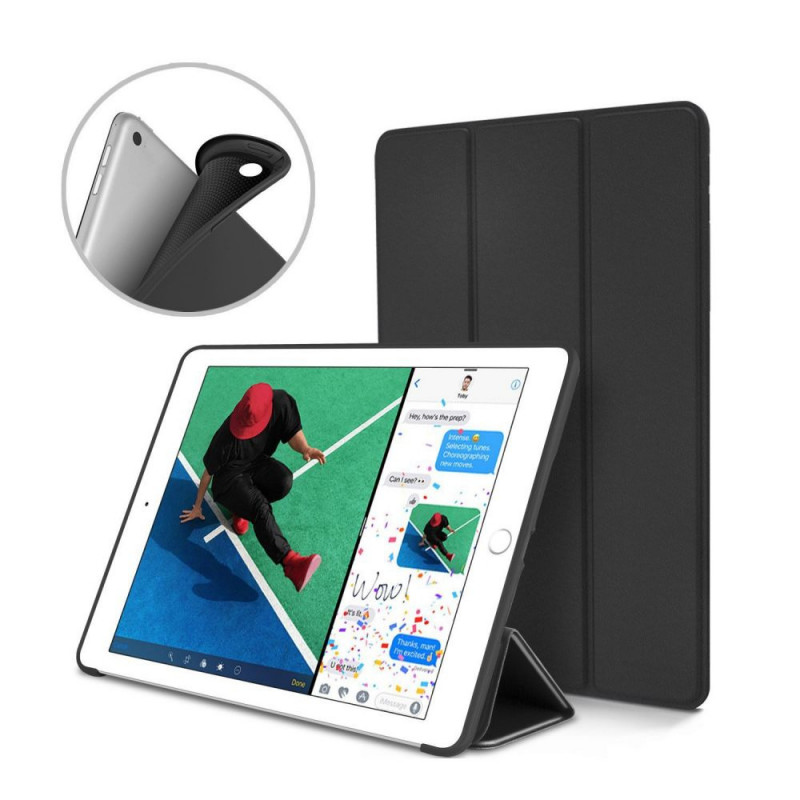 Capa Tech-Protect Smartcase THP770BLK para Apple iPad 9.7 (2017/2018, 5.ª/6.ª geração), preta