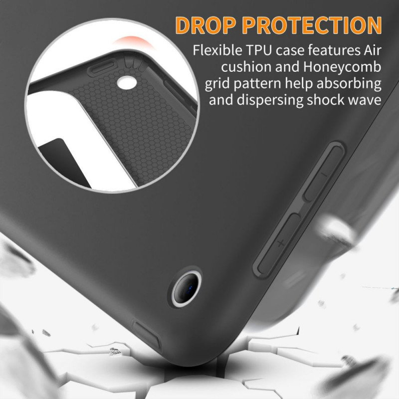 Capa Tech-Protect Smartcase THP770BLK para Apple iPad 9.7 (2017/2018, 5.ª/6.ª geração), preta
