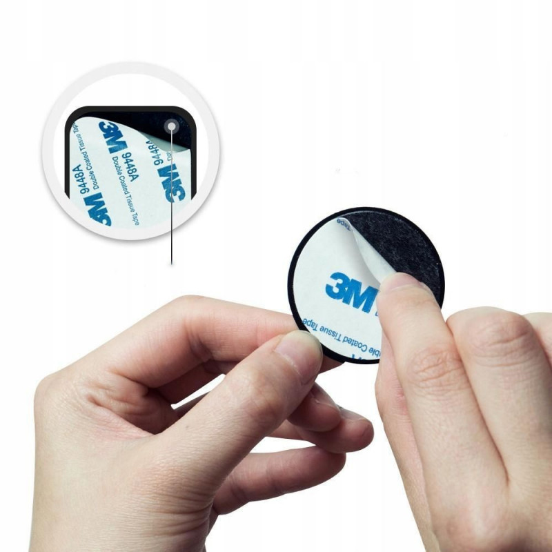 Spigen MP-4P placas metálicas magnéticas para suportes de telemóvel para automóvel 000EP20342, pretas (4 unid.)