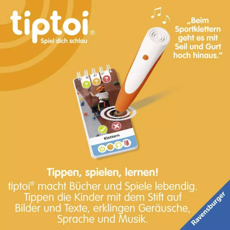 Ravensburger tiptoi Wieso? Weshalb? Warum? Quiz Sport, edição alemã