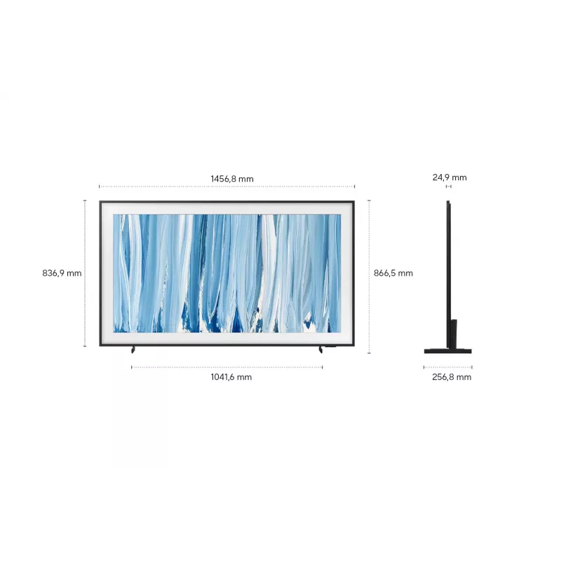 Samsung GQ65LS03HWUXZG The Frame Pro Neo TV 4K de 65 polegadas, modelo 2026, Wireless One Connect Box