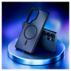 3MK Smoke MagCase para Samsung Galaxy S25 Ultra, MagSafe, preto, policarbonato