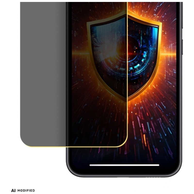 Película protetora de ecrã mate de privacidade 3MK Silky Matt Privacy para Samsung Galaxy A54 5G