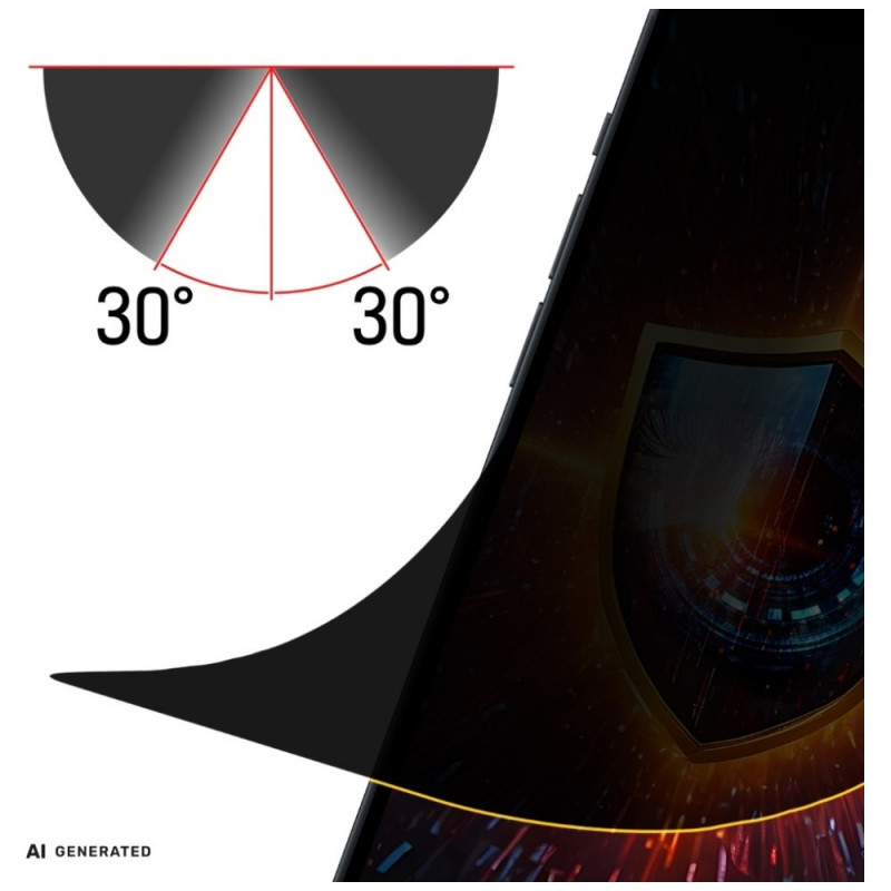 Película protetora de ecrã mate com privacidade 3MK Silky Matt Privacy para Samsung Galaxy S23 5G
