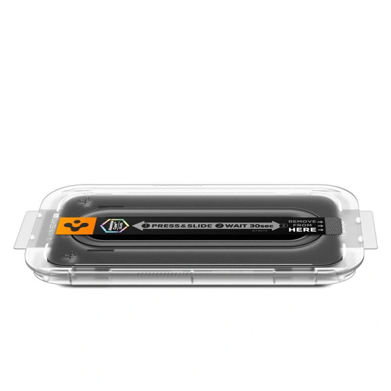 Protetor de ecrã Spigen Glas.tR EZ Fit HD AGL10097 para Apple iPhone 17 Pro, transparente